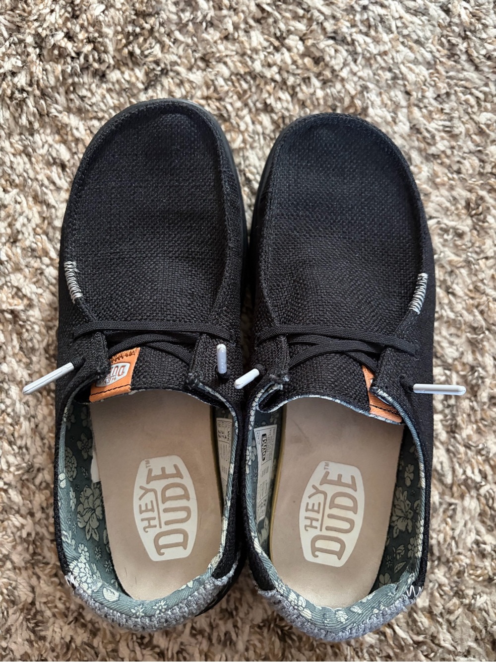 Hey Dude Women’s Black Slip-On Shoes